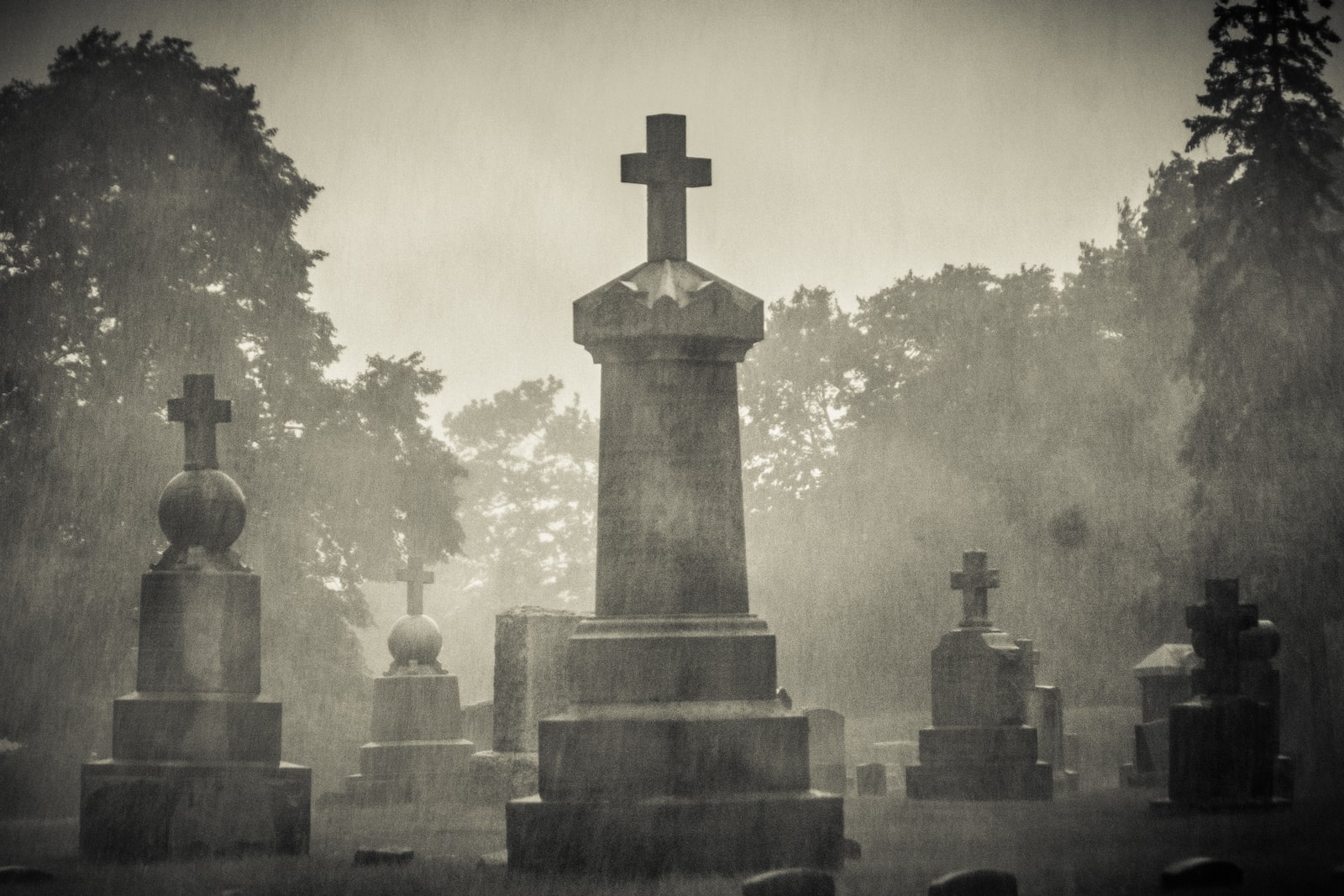 gray concrete cross on gray concrete blocks