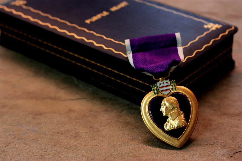 a wallet with a purple cloth and a purple wallet