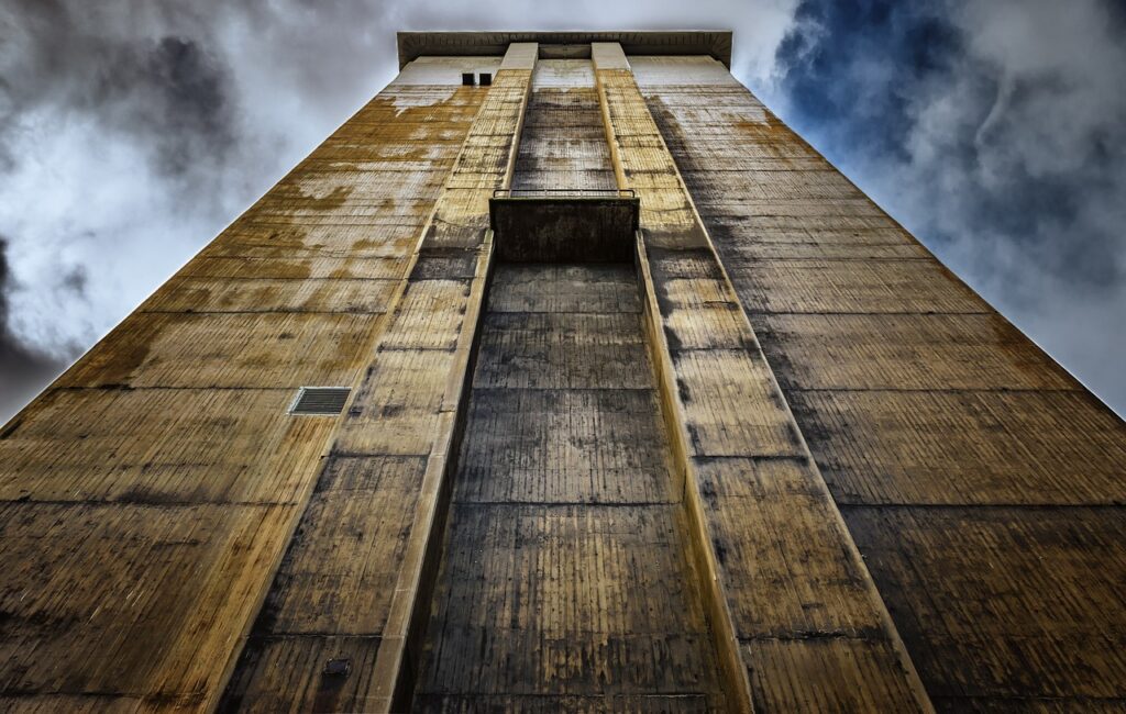 tower, factory, headframe