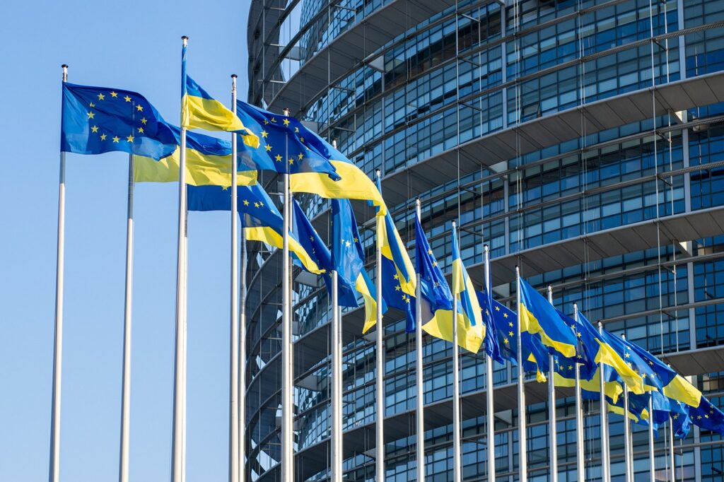 ukraine, eu, european parliament, flags, european union, ukrainian flags, ukraine, european parliament, european parliament, european union, european union, european union, european union, european union